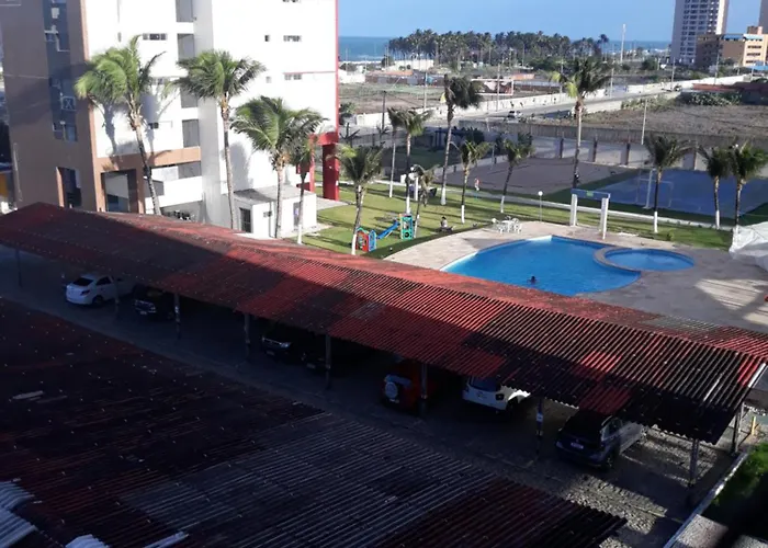 Apto temporada com vista para o mar